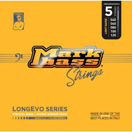 Markbass Longevo Series Strings 5s 40-120 Nickel Plated Steel