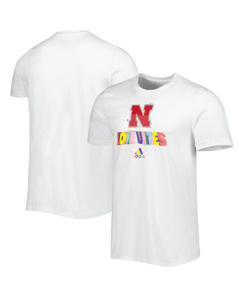 Men's White Nebraska Huskers Pride Fresh T-shirt