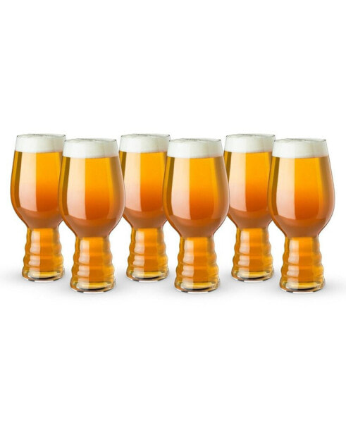 Craft Beer IPA Glass, Set of 6, 19.1 Oz