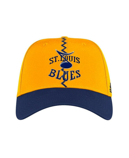 Men's Yellow St. Louis Blues Reverse Retro 2.0 Flex Fitted Hat