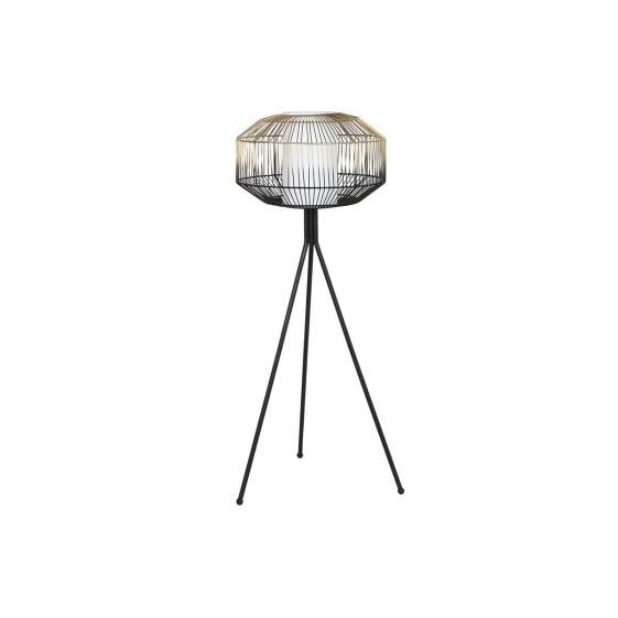 Напольный светильник DKD Home Decor Чёрный Позолоченный Железо 50 W 220 V 39 x 39 x 103 cm