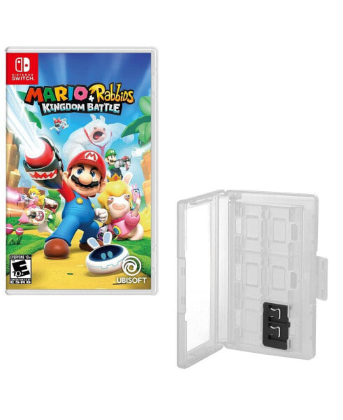 Игра для Nintendo Switch Nintendo mario Rabbids: Kingdom Battle с держателем для игр