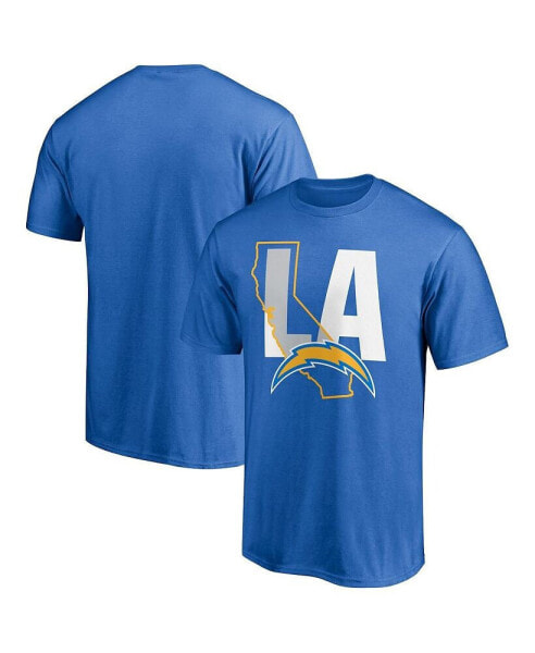 Men's Powder Blue Los Angeles Chargers Hometown Collection 1st Down T-shirt
