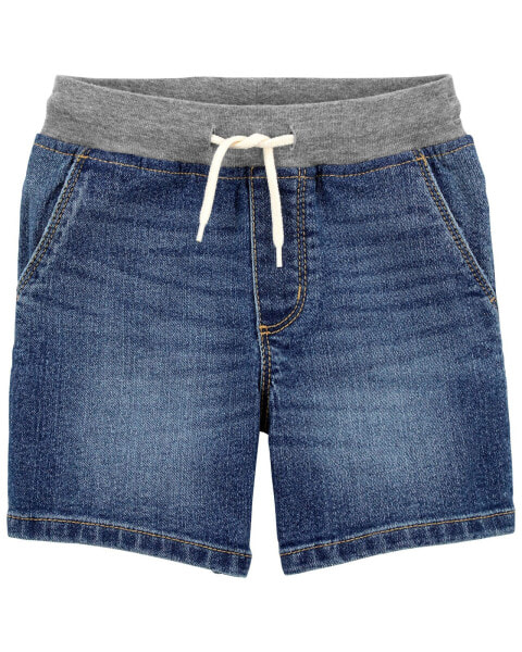 Toddler Pull-On Denim Shorts 5T