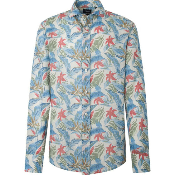 FAÇONNABLE Trop Flow Prin long sleeve shirt