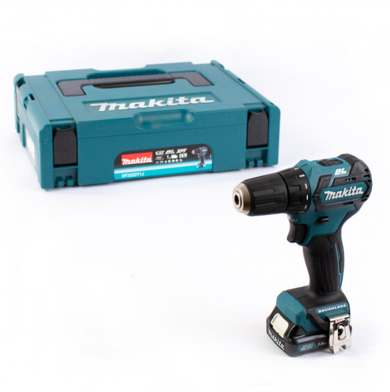 Makita Akku-Bohrschrauber 12V DF332DY1J 1x 1,5 Ah Akku ohne Lader im MAKPAC