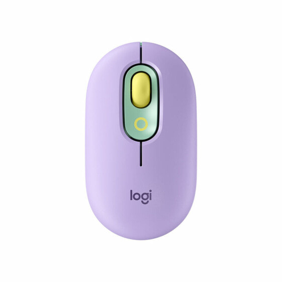 Мышь Logitech POP Mouse with emoji Фиолетовый Зеленый