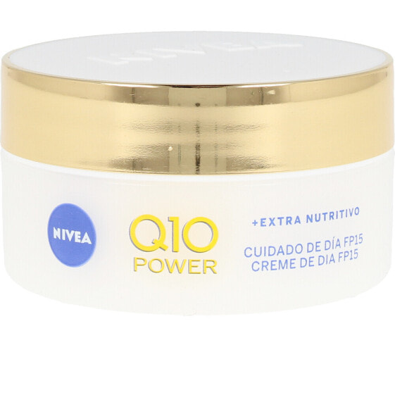 Nivea Q10+ Power Nutritive Day Cream SPF15 Питательный антивозрастной дневной крем 50 мл