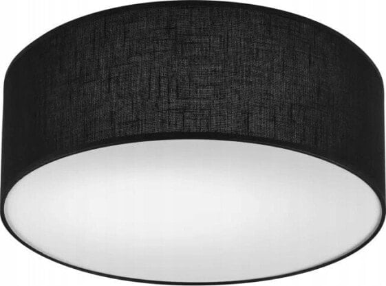 Lampa sufitowa Lamkur Lamkur Vivian 48444 plafon lampa sufitowa koło 1x60W E27 czarny/biały