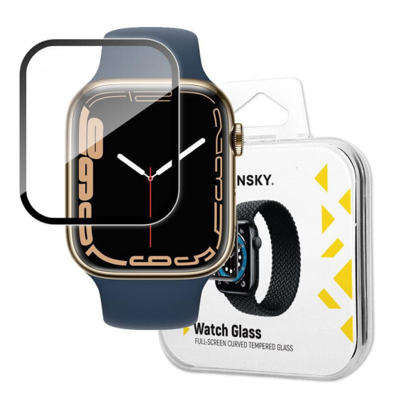 Защитное стекло Wozinsky Watch Glass для Apple Watch 7/8/9 45 мм черное