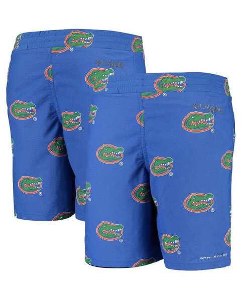 Шорты для малышей Columbia Big Boys Royal Florida Gators Backcast Printed Omni-Shade