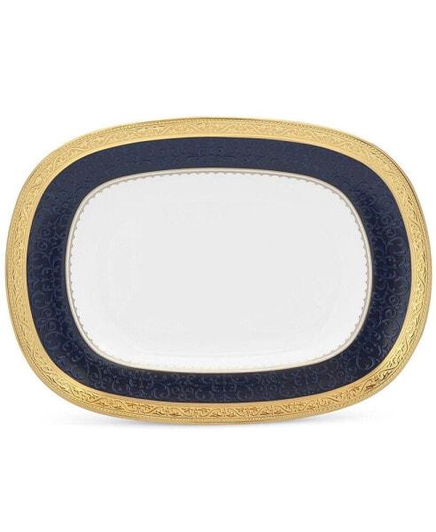 Odessa Cobalt Gold Butter/Relish Tray