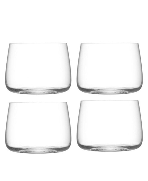 Metropolitan Stemless Wine Glasses, Set of 4