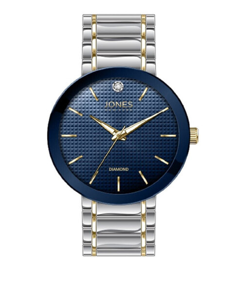 Часы и аксессуары Jones New York наручные мужские аналоговые с двухцветным металлическим браслетом 42мм