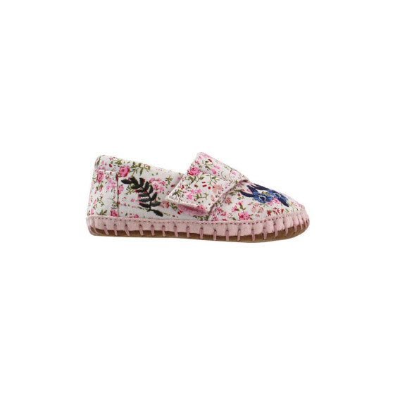 TOMS Crib Alpargata Slip On Infant Girls Pink Flats Casual 10012087