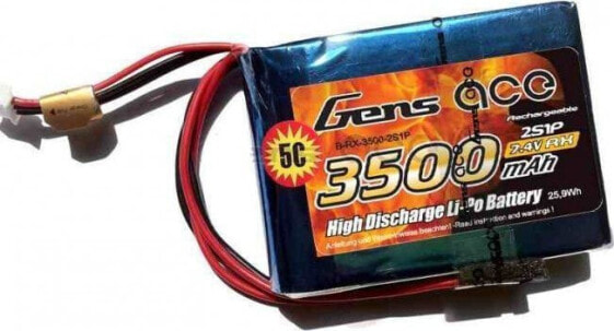 Gens Ace Akumulator LiPo Gens Ace 3500mAh 7,4V 1C 2S1P RX/TX