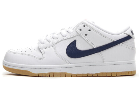 Кроссовки Nike SB Dunk Low Orange Label White Navy (Белый)