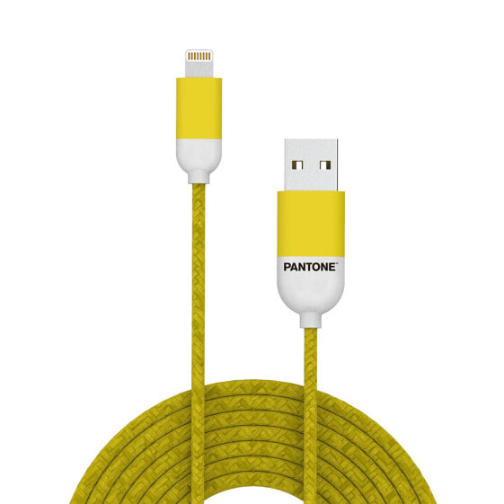 Кабель USB—Lightning Pantone PT-LCS001-5Y Жёлтый 1,5 m