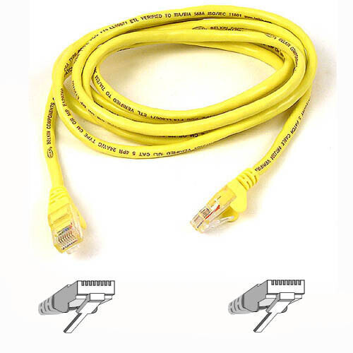 Belkin RJ45 CAT-6 Snagless UTP Patch Cable 5m yellow - 5 m