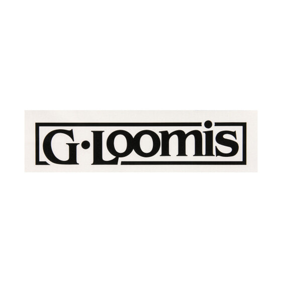 Наклейки G.LOOMIS BLOCK LOGO Stickers (GDECALMBK) для рыбалки