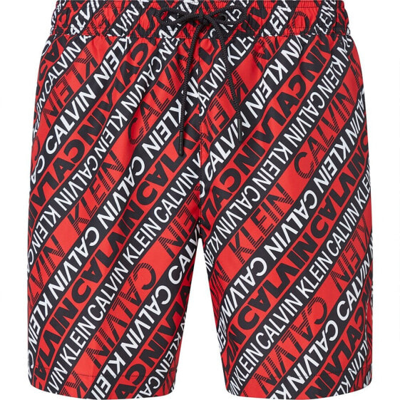 CALVIN KLEIN UNDERWEAR Medium Drawstring Print Swimming Shorts