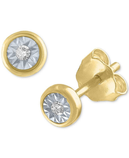 Серьги Macy's Diamond Accent Stud