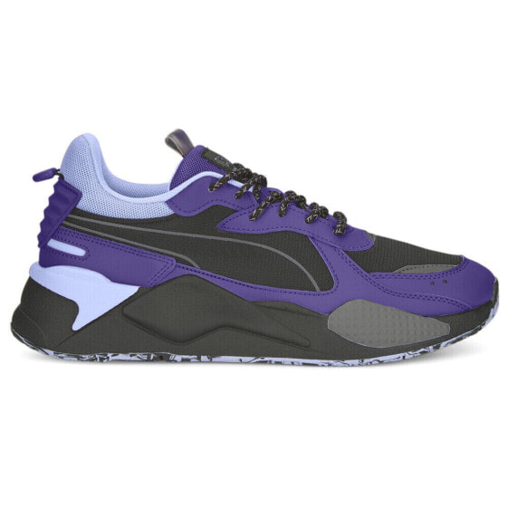Puma Ffxiv X RsX ESports Lace Up Mens Purple Sneakers Casual Shoes 30760101