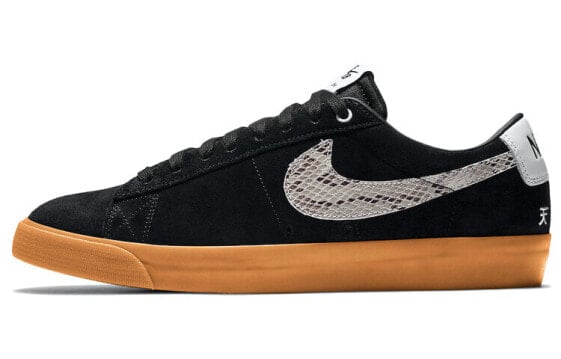 Кроссовки унисекс Nike SB Blazer Low Wacko Maria (Черные)