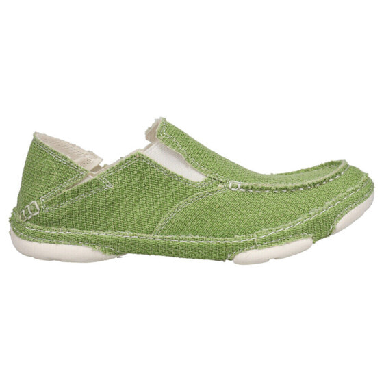 Туфли женские Tony Lama Lindale Slip On зеленые Casual RR3040L.