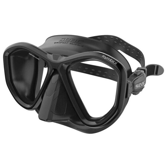 SEACSUB Symbol Black diving mask
