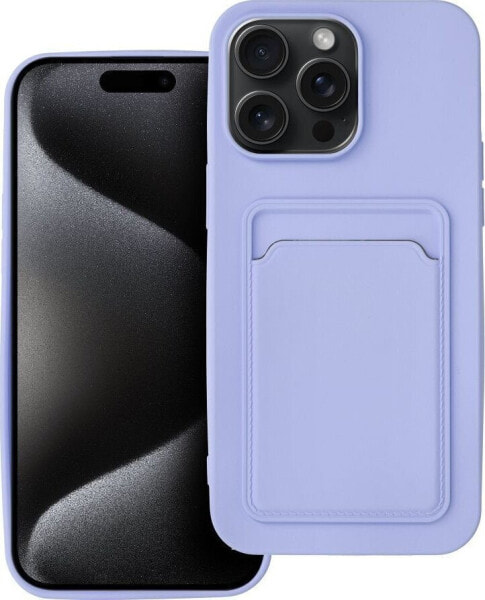 OEM Futerał CARD CASE do IPHONE 15 Pro Max fioletowy