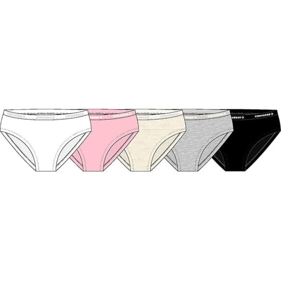 CONVERSE KIDS Logo Waistband Panties 5 units