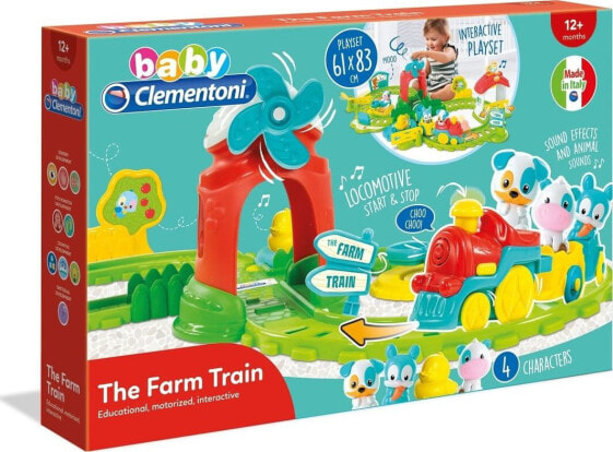 Игрушка для малышей Clementoni Весёлый поезд фермера