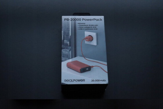 Powerbank Realpower RealPower Powerbank PB-20000 Set orange 20.000mAh