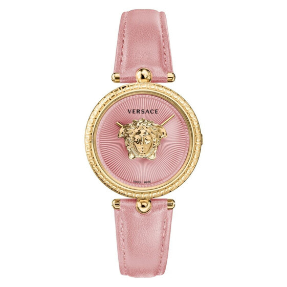 Versace Damen Armbanduhr PALAZZO rosa, gold 39 mm VECQ01220
