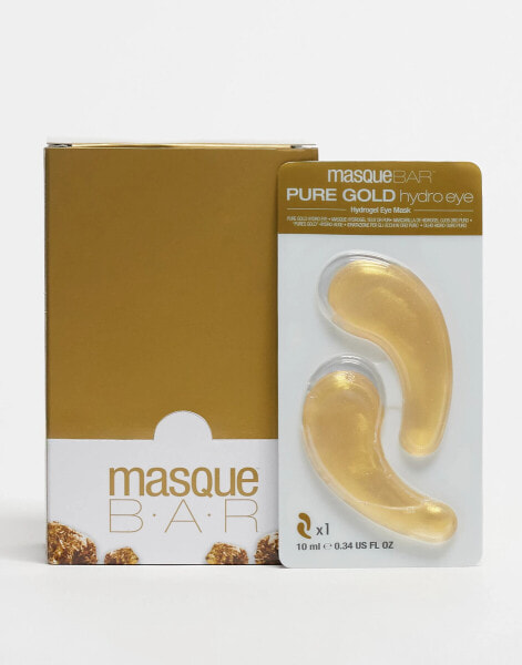 MasqueBAR Gold Hydro Gel Eye Patches - 6 pairs