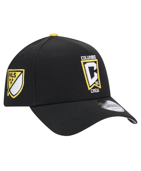 Men's Black Columbus Crew 2024 Kick Off Collection 9FORTY A-Frame Adjustable Hat