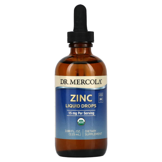 Zinc, 15 mg, 3.88 fl oz (115 ml)