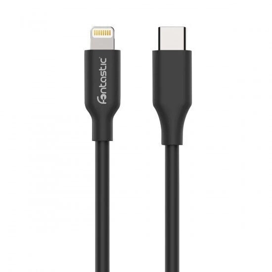Fontastic 462009 - 1.2 m - Lightning - USB C - Male - Male - Black