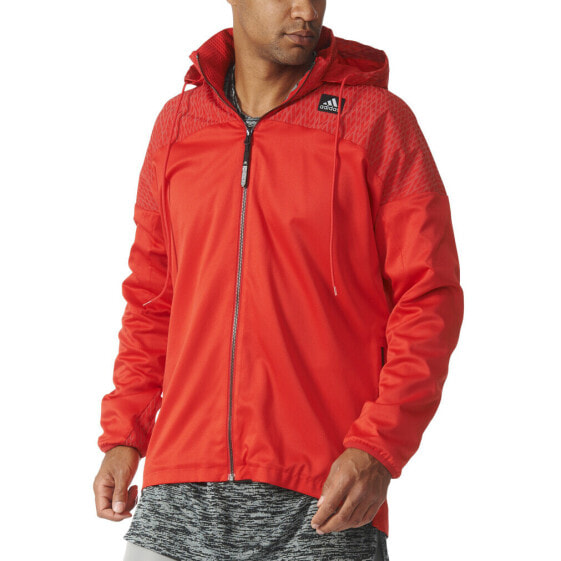 Adidas Originals Basketball League Windmill Men's Jacket Scarlet-Black ax6963