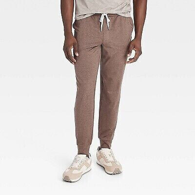 Men's Soft Stretch Joggers - All In Motion Ceramic Brown L