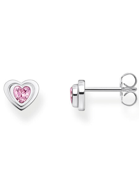 Thomas Sabo Earrings heart pink H2271-643-9