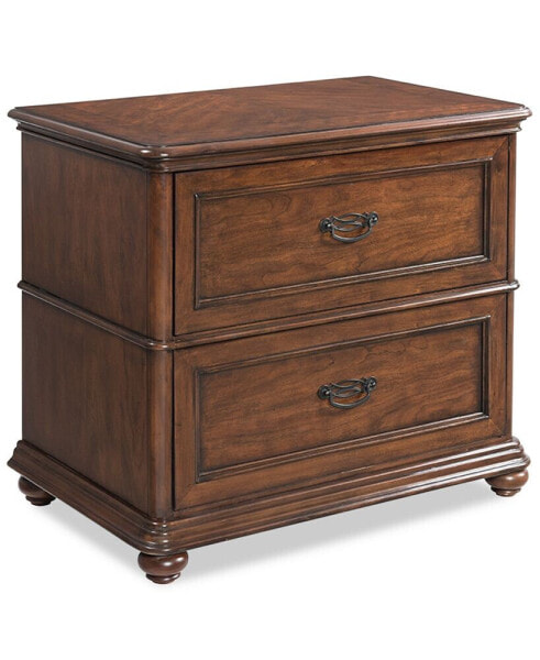 Clinton Hill Cherry Home Office Lateral File Cabinet