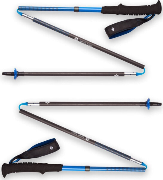 Black Diamond Black Diamond Distance Carbon Z Trekking poles, fitness equipment (blue, 1 pair, 110 cm)