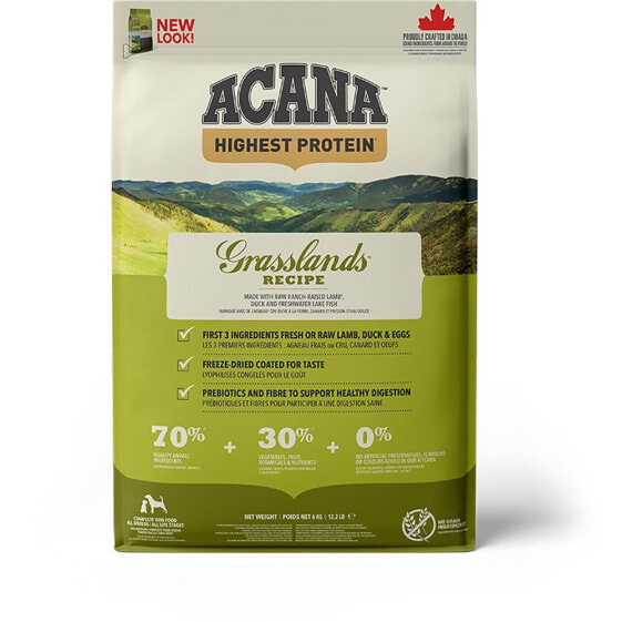 ACANA Canine Adult Regionals Grasslands Prairie 6kg Dog Food