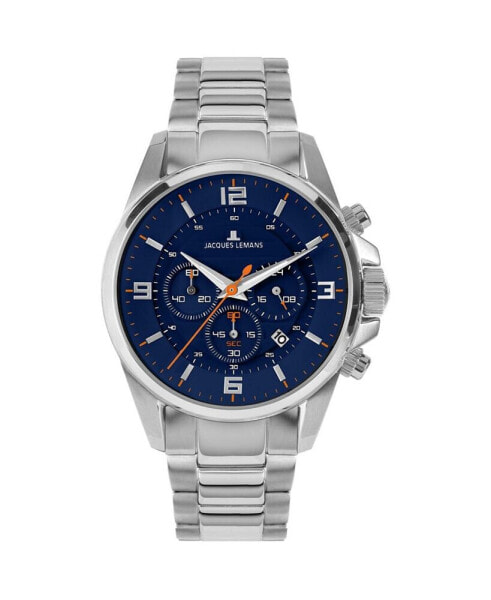 Men's Liverpool Watch with Solid Stainless Steel Band, Chronograph 1-2118