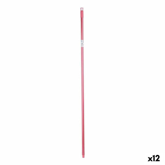 Палка для швабры 2,3 x 130 x 2,3 cm Розовый Металл (12 штук)