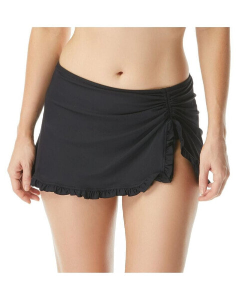 Women's Swim Tess Shape Retention Swim Skirt With Attached Bikini Bottoms