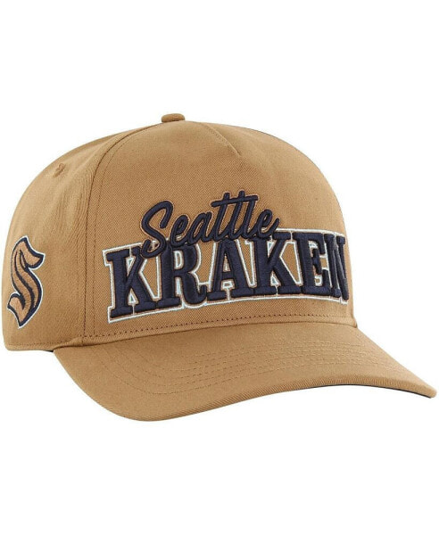 Men's Tan Seattle Kraken Barnes Hitch Adjustable Hat