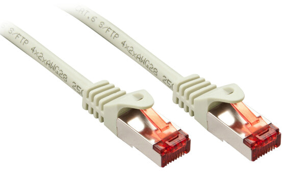 Lindy Cat.6 S/FTP 1m - 1 m - Cat6 - S/FTP (S-STP) - RJ-45 - RJ-45